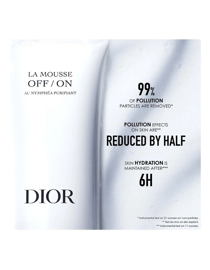 DIOR La Mousse Off/On Foaming Cleanser Anti-Pollution Foaming Cleanser - Image 4